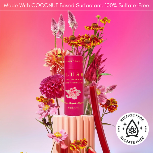 BLUSH- Rose & Red Sandalwood ( Powder to Mousse Face Cleanser for all skin types)