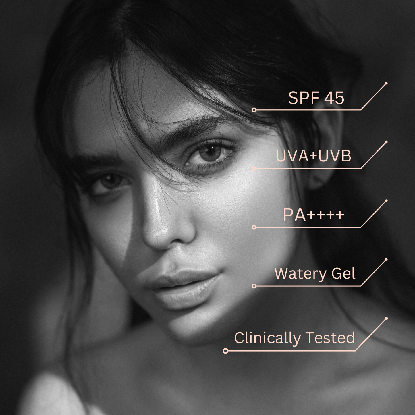 गुलSUN - Sunscreen Jelly, SPF 45, PA++++ (Combination-Oily Skin)