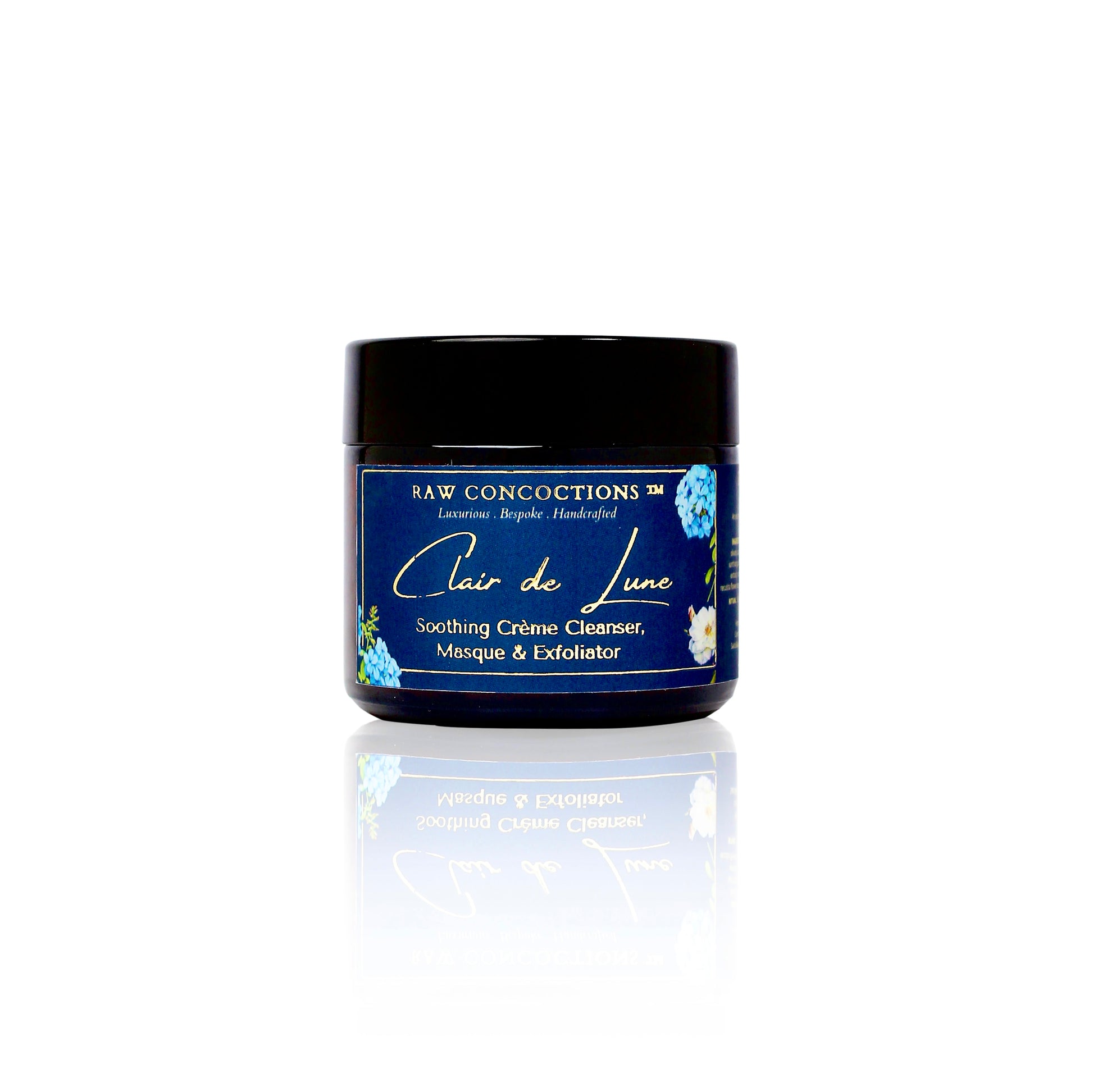 CLAIR DE LUNE - 3 in 1 Crème cleanser, Masque & Exfoliator - Raw Concoctions